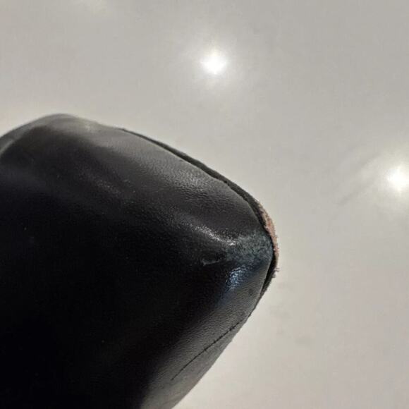 SCHUTZ Women’s Leather Pointed Toe Black Ankle Bootie Size 8.5 READ - Picture 5 of 16